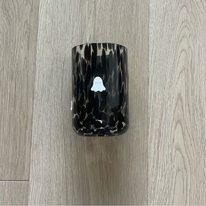 16 oz Black Ghost Tumbler Drinking Glass